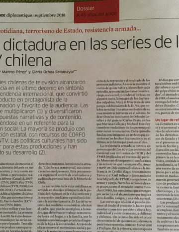 La dictadura en las series de la TV chilena